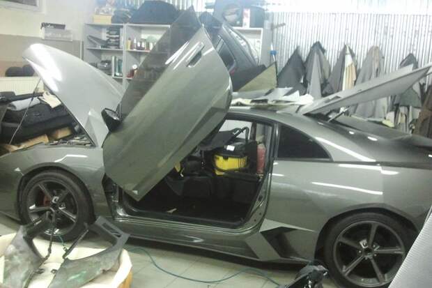 Одесская копия Lamborghini Reventon из Mitsubishi Eclipse (66 фото)