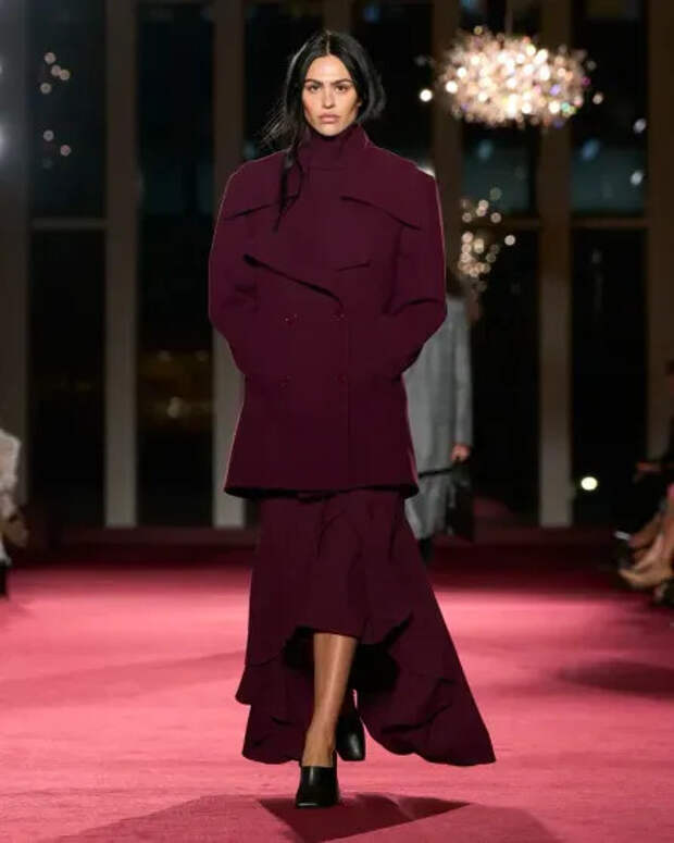 Амелия Грей на показе Michael Kors осень-зима — 2026