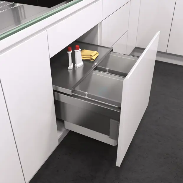 Выдвижные системы хранения: 10 гениальных решений для вашей кухни