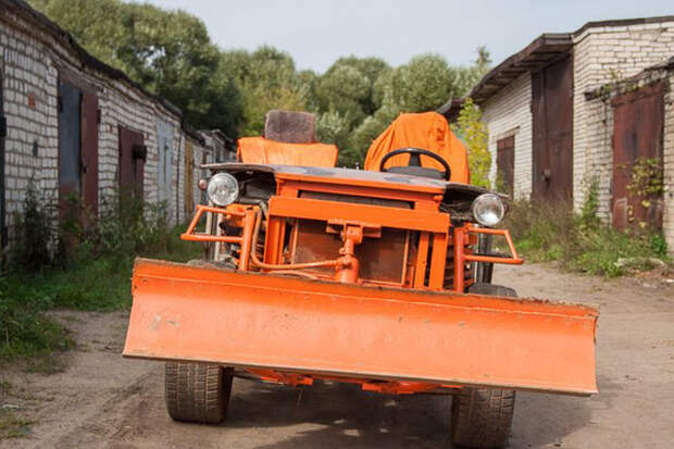 Белорусский пенсионер построил собственный трактор очумелые ручки, самоделка, трактор