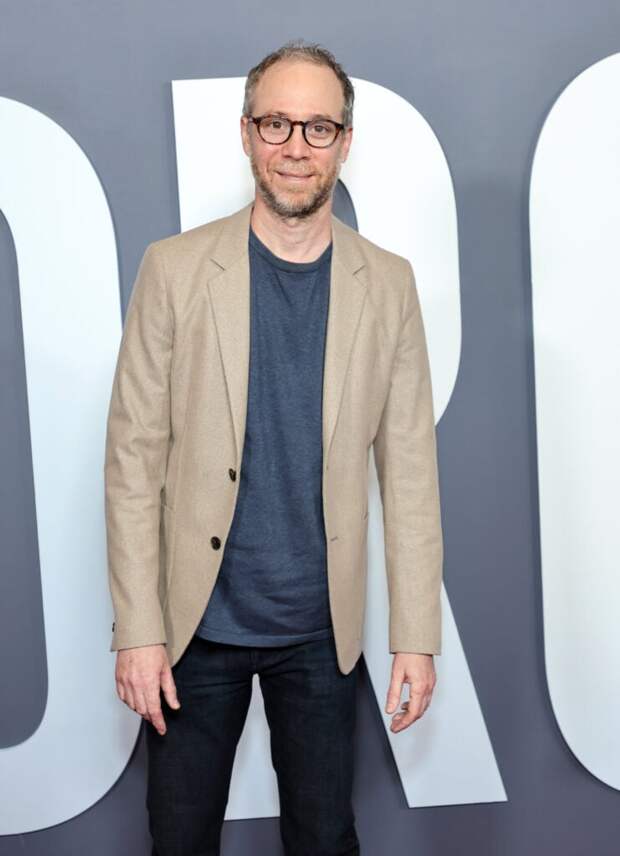 Kevin Sussman attends the premiere of Hulu's "The Dropout" at DGA Theater Complex on February 24, 2022 in Los Angeles, California.