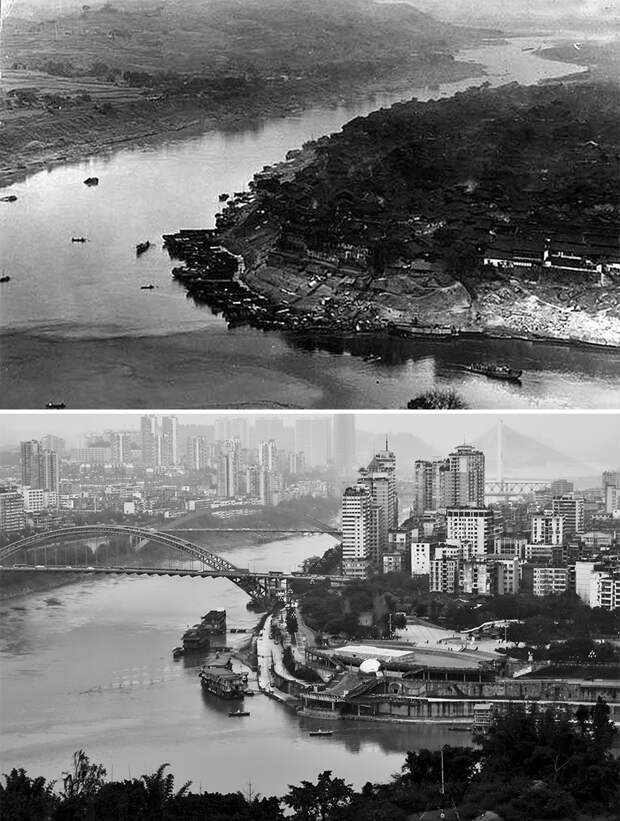 Ибинь, 1940 год и 2016 год китай, сейчас, тогда
