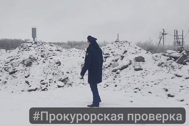 В посёлке Чернь выявлена стихийная свалка строительных отходов