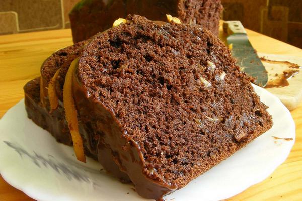 Простой шоколадный манник на кефире Простой шоколадный манник на кефире