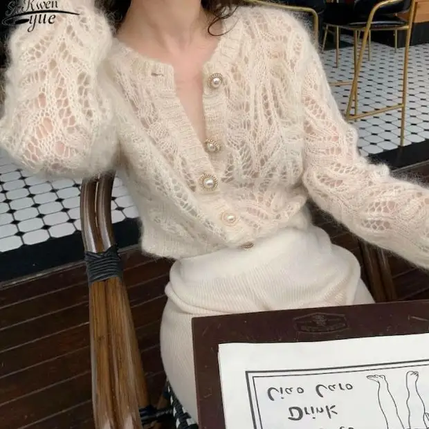 «Женственно и красиво!» — 6 ажурных кофточек спицами