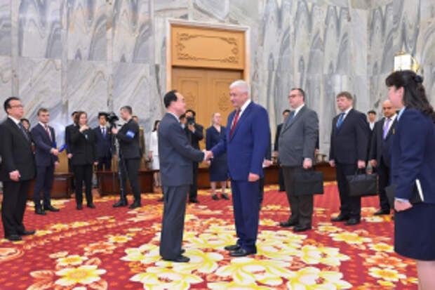 В Пхеньяне состоялась встреча Владимира Колокольцева с Чо Ён Воном