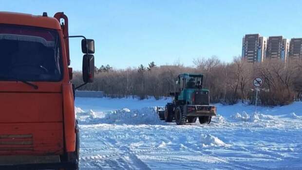 Второе озеро в Центральном парке Караганды заполнят снегом