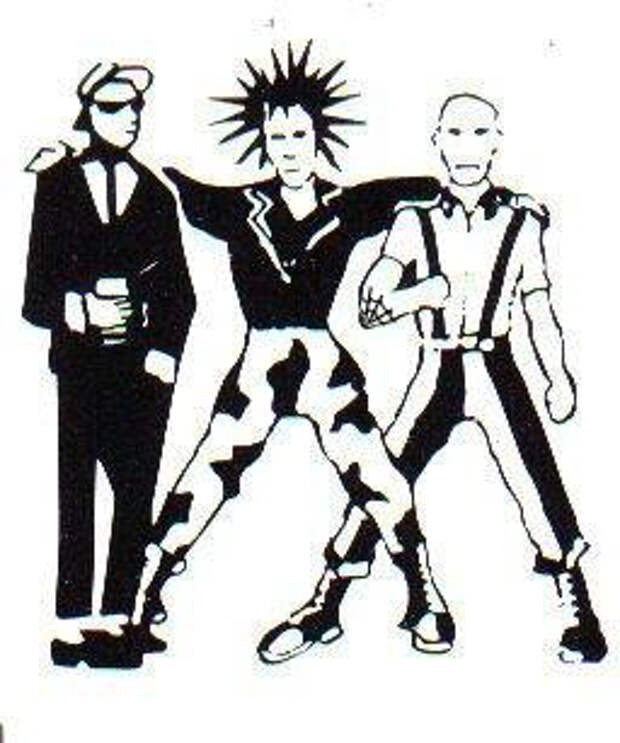 Скинхеды рисунок карандашом