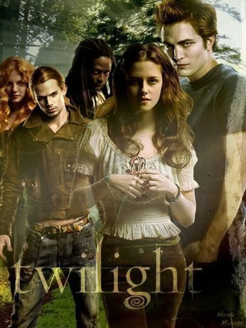 Где играть сумерки. Семья Калленов Сумерки 2008. Twilight 1. Сумерки картинки. Сумерки Постер.