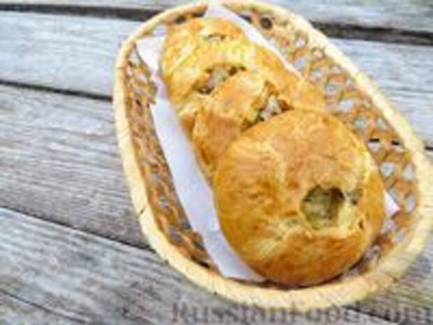 Фото к рецепту: Мини-пироги из бездрожжевого теста, с мясом и картошкой