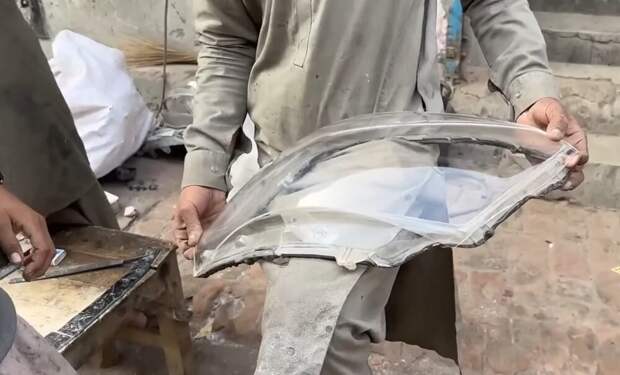 Ремонт фар по-пакистански