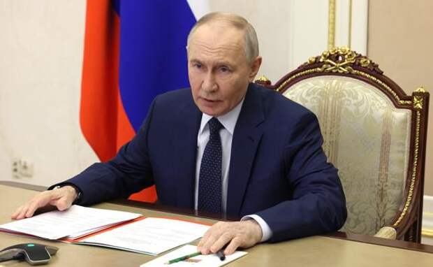 Путин: ВС РФ хорошими темпами создают полосу безопасности по границе с Украиной