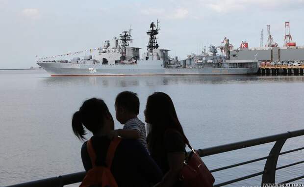 БПК «Адмирал Трибуц», Манила