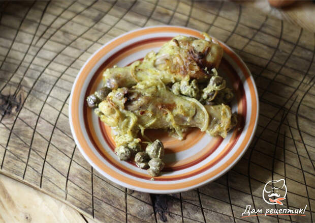 Окорочка с грибами в сметанном соусе – рецепт аппетитного второго блюда из птицы