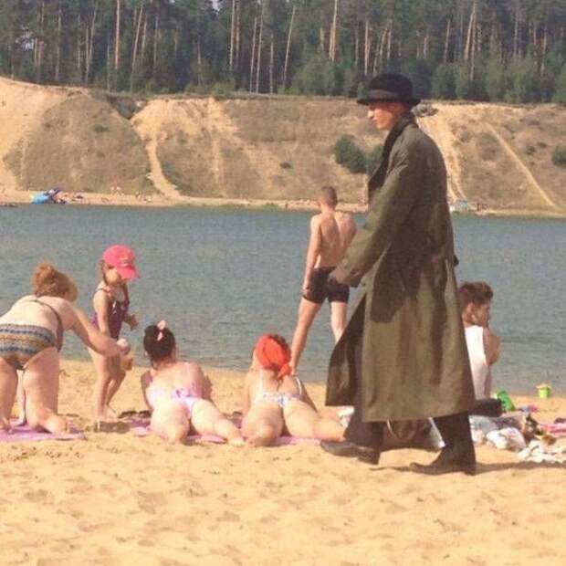 Тот момент, когда тебя ничего не смущает  загар, пляж, прикол, юмор