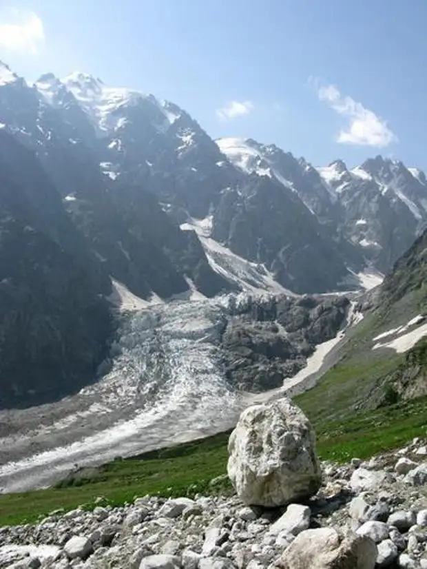 Сказский ледник Северная Осетия