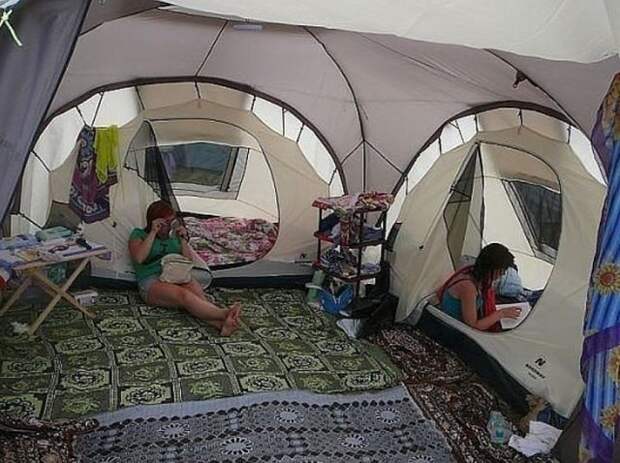Трехкомнатная палатка. Как вам?