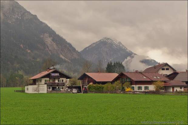 Альпы, деревня