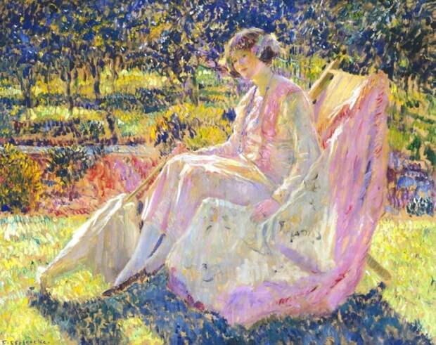 художник Фридрих Карл Фриске (Frederick Carl Frieseke) картины – 02