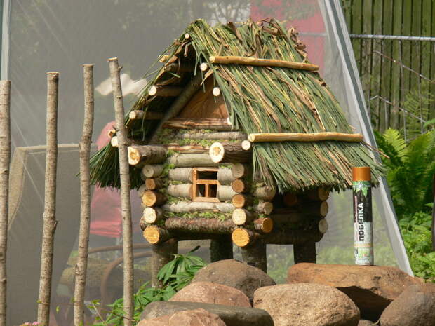 Декоративный домик-сруб на дачном участке своими руками декоративный домик сруб, домик для кошки, своими руками, сделай сам