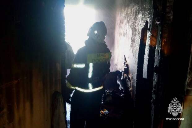 Из пожара на улице Комсомольской в Донском эвакуировали семь человек