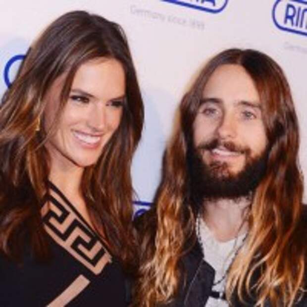 Alessandra Ambrosio and Jared Leto TIE And Dye