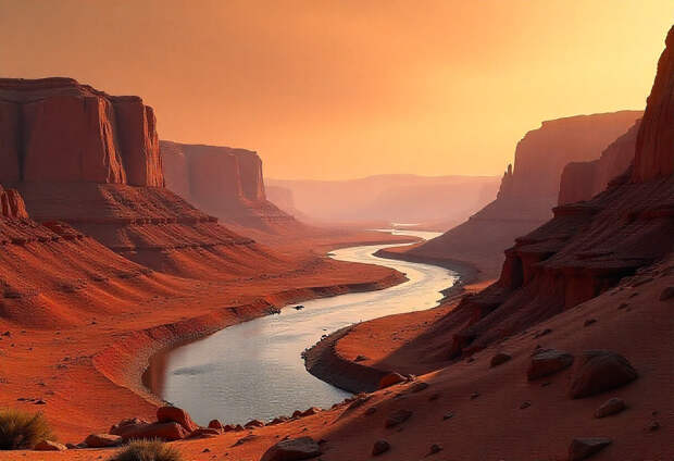 Тайна "неправильных" рек Марса: как вода текла вопреки законам