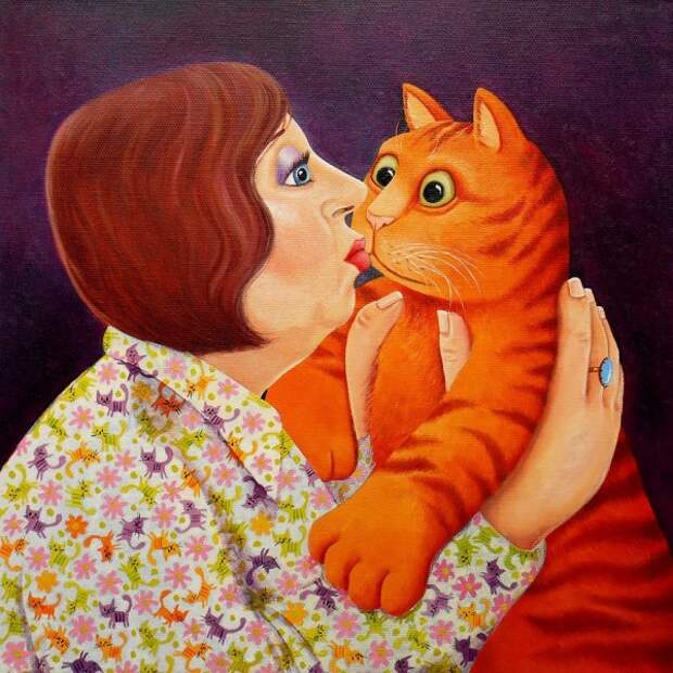 Славные кошки от художницы Вики Маунт (27 работ)