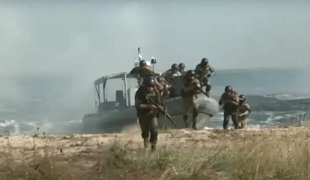ВМС Украины провели в Чёрном море учения по высадке десанта на «необорудованное