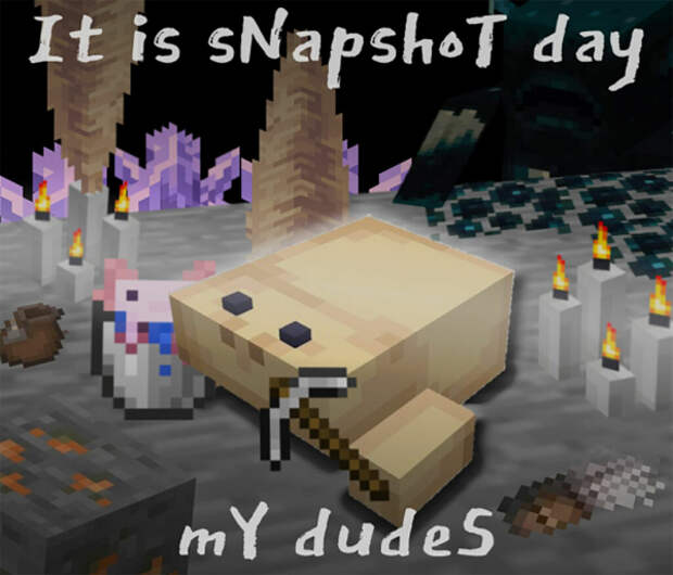 Снапшотная лягушка. Как появился самый популярный мем в Minecraft