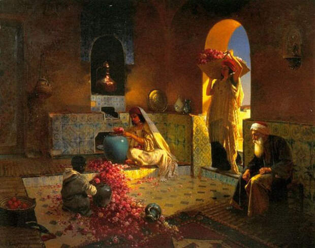 Картина *Парфюмер*. Автор: Rodolphe Ernst.