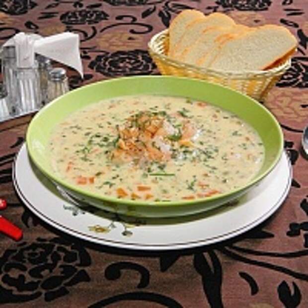 Суп из лосося (Laxsoppa) по-шведски