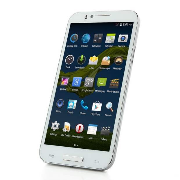 JIAKE JK2 5.5" IPS 1280*720 px Android 4.2.2 MTK6592 Octa Core Mobile Phone 1.7GHz Camera 8.0MP 1GB+8GB GPS 3G Cellphone White