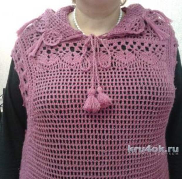 Вязание крючком кофты туники