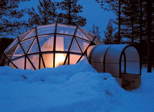 8 самых удивительных ледовых отелей мира