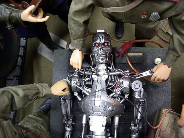 куклы, миниатюра, терминатор