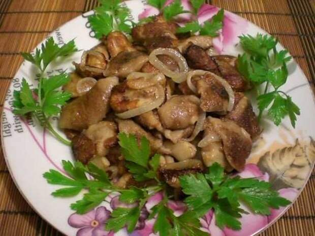 Маслята жареные с луком