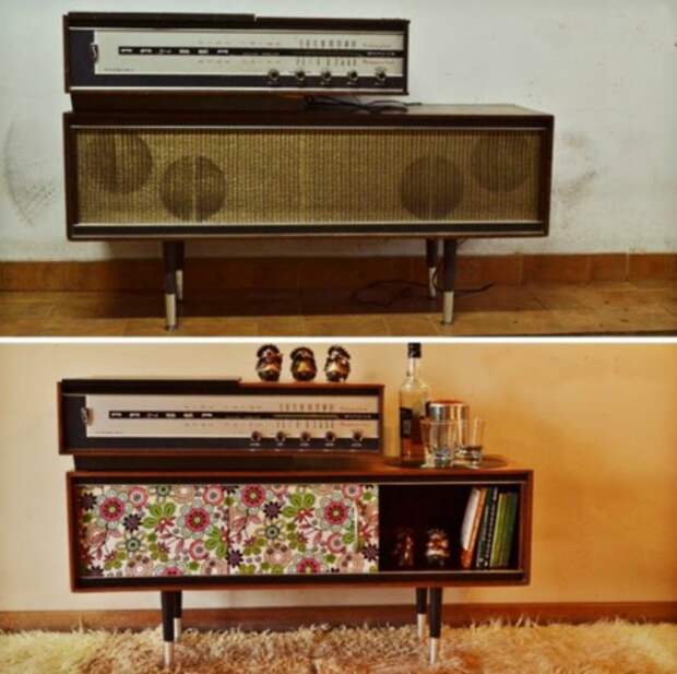 Интересные переделки старой мебели: до и после 8