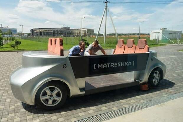Концептуальный отечественный беспилотный автомобиль MATRESHKA
