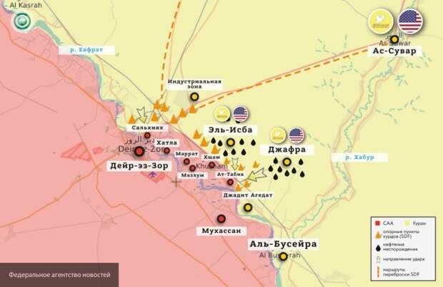 Опубликована эксклюзивная карта баз США в Сирии, на которых готовят боевиков ИГ*