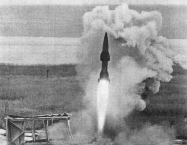 Испытания ракеты в Германии. /Фото: wikipedia.org