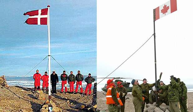 Перетягивание острова: Канада и Дания ведут самую странную войну в истории человечества