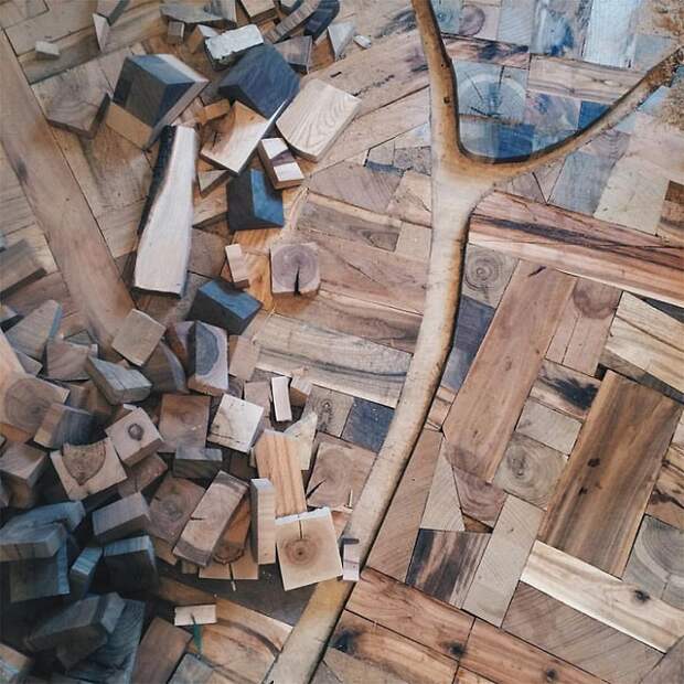 деревянный пол своими руками