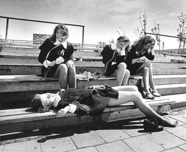 Последний звонок, 1970–е годы, Клайпеда, Литовская ССР Последний звонок, 1970–е годы, Клайпеда, Литовская ССР было, история, фото