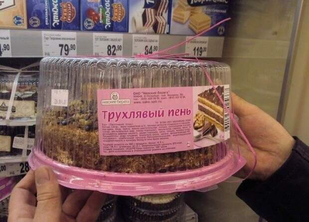 Весёлые названия всевозможных кондитерских изделий