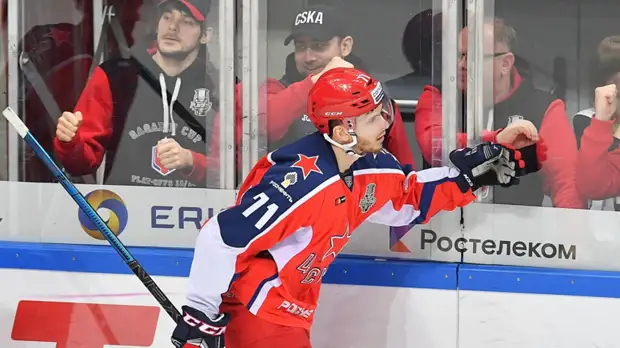 Нападающий ЦСКА Окулов прокомментировал матчи против «Авангарда» в финале Кубка Гагарина