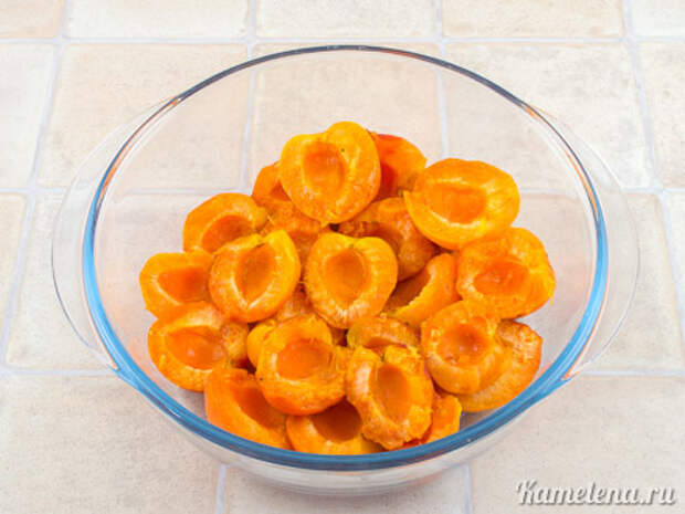 Творожный чизкейк с абрикосами (без выпечки) — 8 шаг