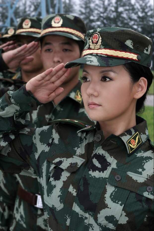 military_woman_china_army