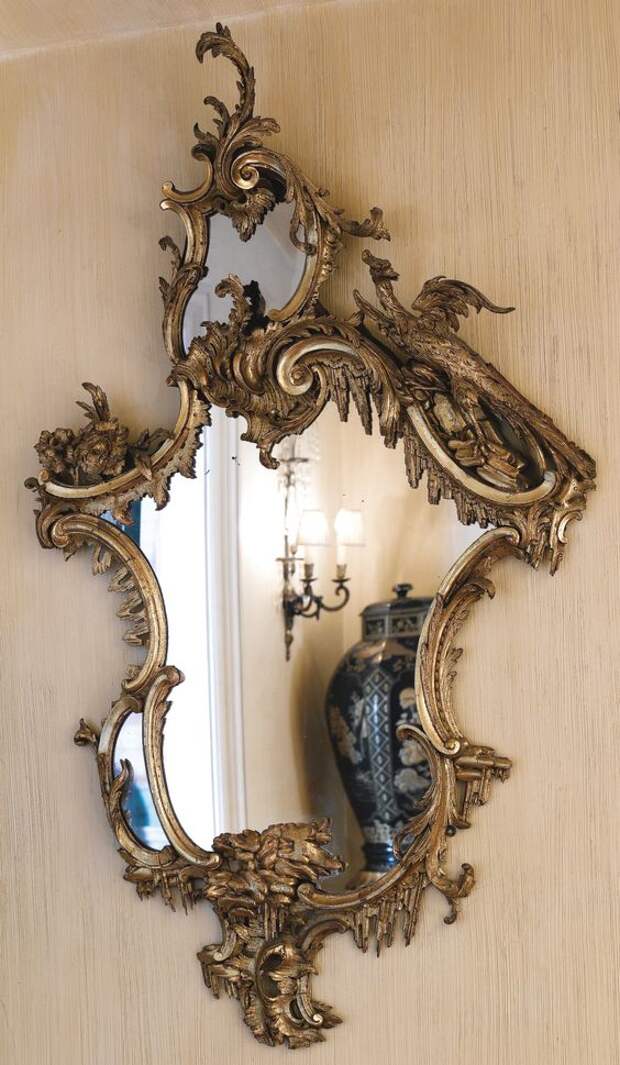 A pair of George II style giltwood girandole-mirrors late 19th century Sotheby's