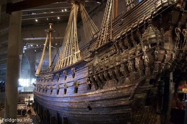 Корабль Васа (Vasa) был построен в 1628 году по приказу короля Густава II Адольфа